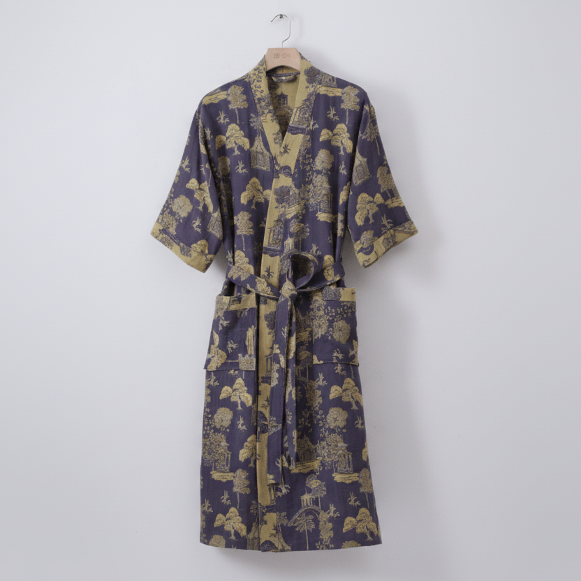 Serenity Wrap - Luxurious Organic Cotton Kimono Robe for Ultimate Comfort