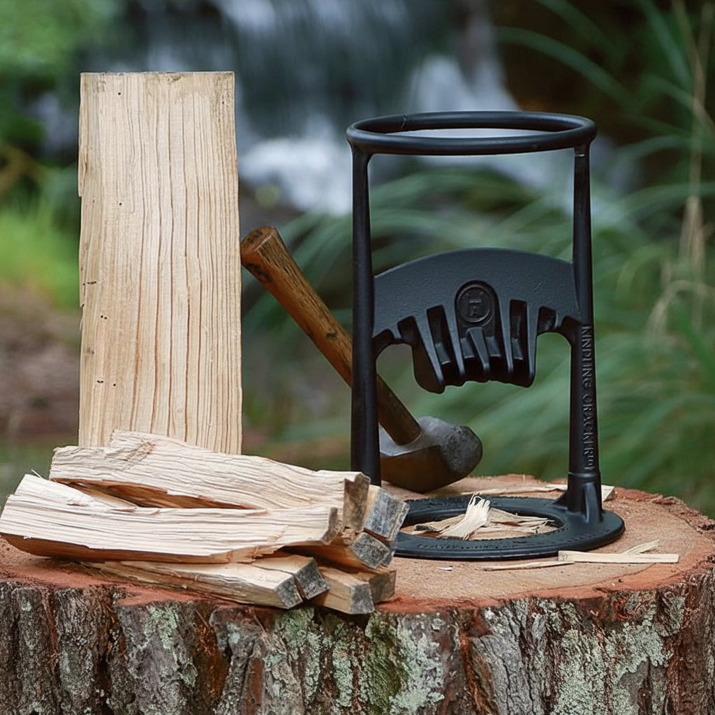 Firewood Pro - Efficient Steel Log Splitter for Easy Kindling Prep