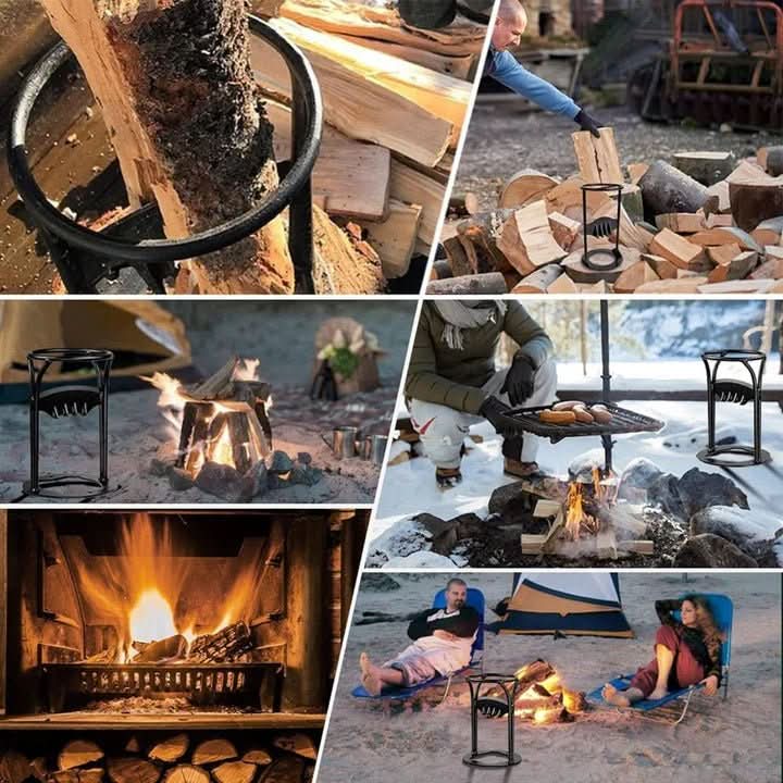 Firewood Pro - Efficient Steel Log Splitter for Easy Kindling Prep