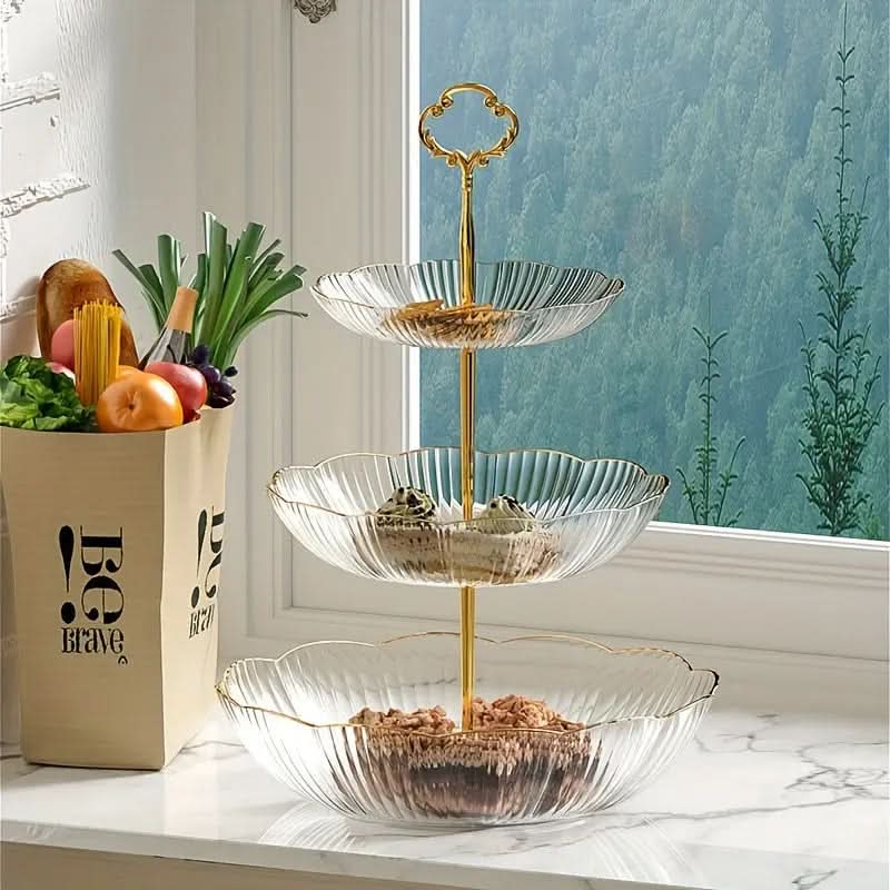 Stylish 3-Tier Fruit Storage Rack for Modern Kitchen Organization