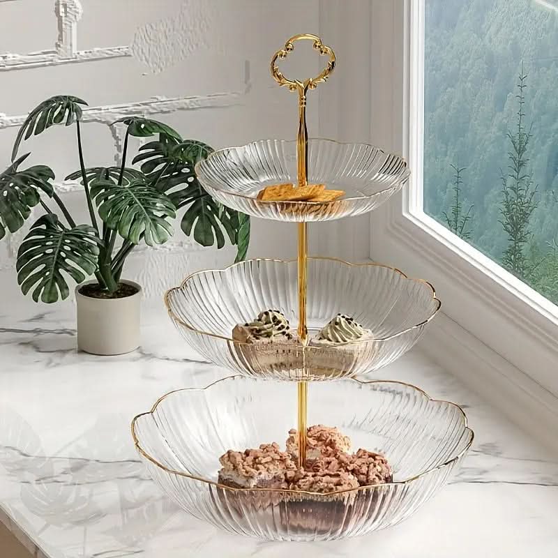 Stylish 3-Tier Fruit Storage Rack for Modern Kitchen Organization