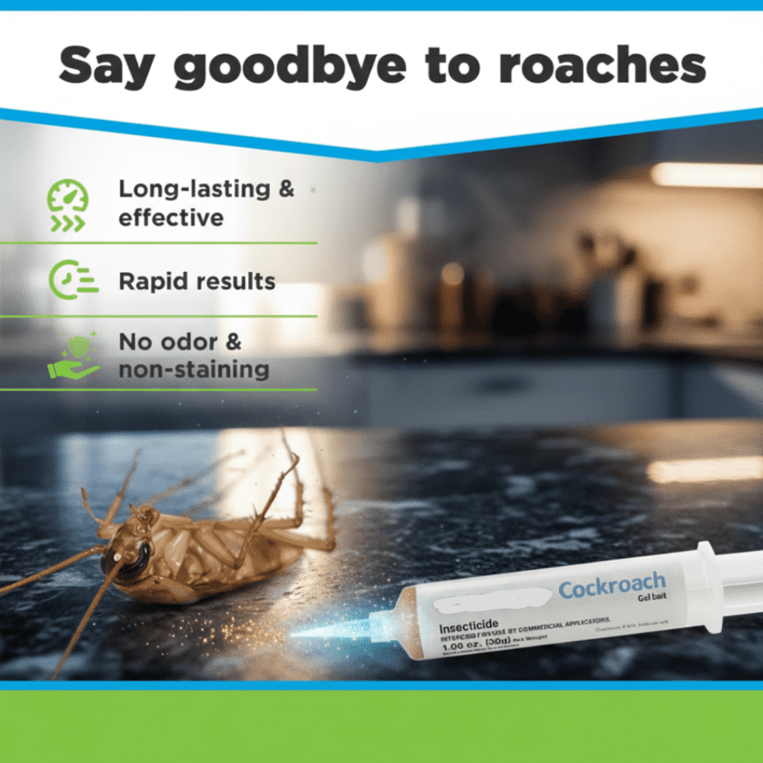Cockroach Gel Bait | Long-lasting Protection | Odorless | Nesting