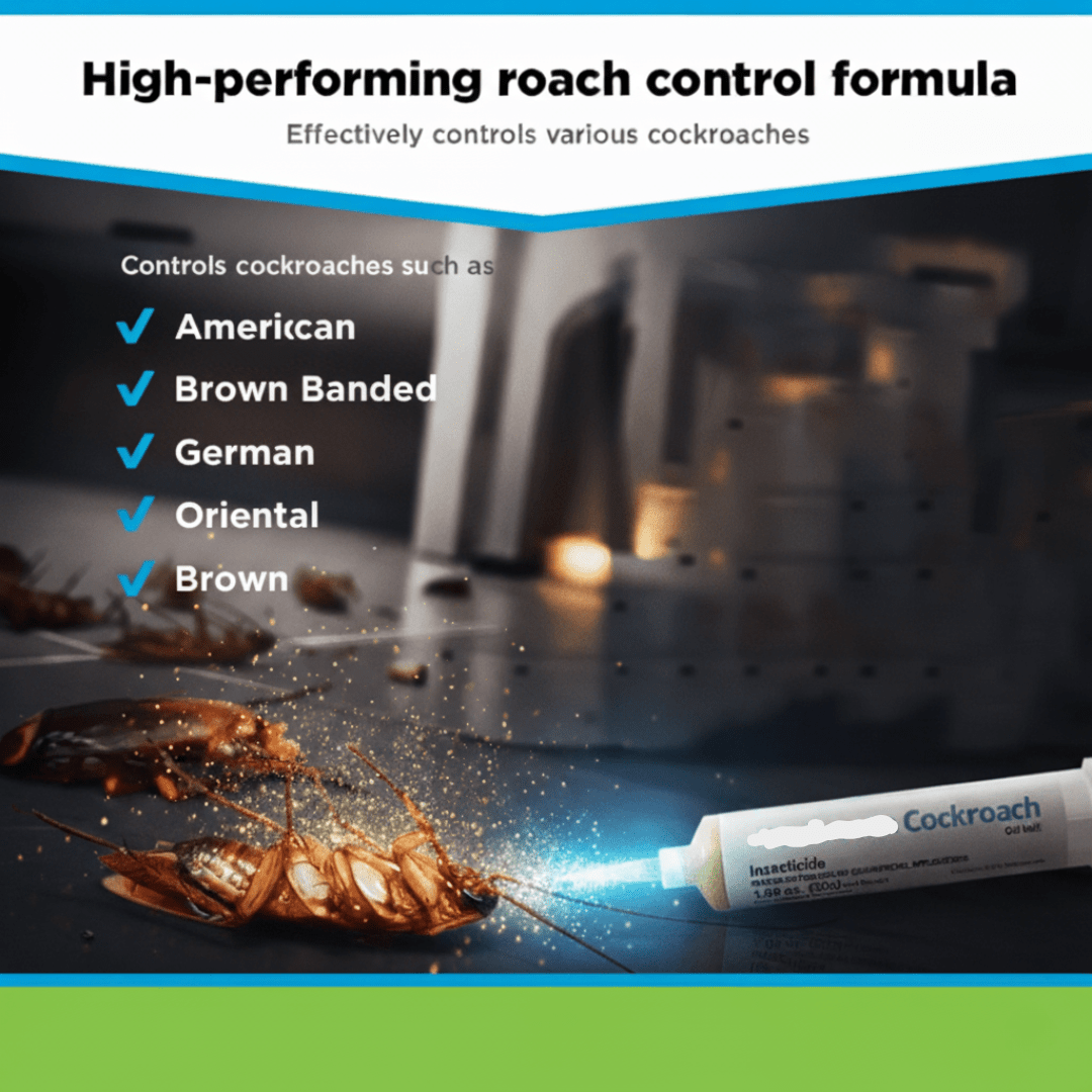 Cockroach Gel Bait | Long-lasting Protection | Odorless | Nesting