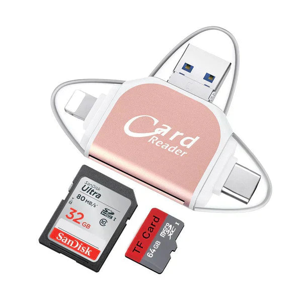 Card Reader with Fast Data Transfer | Multi-Port Connection System