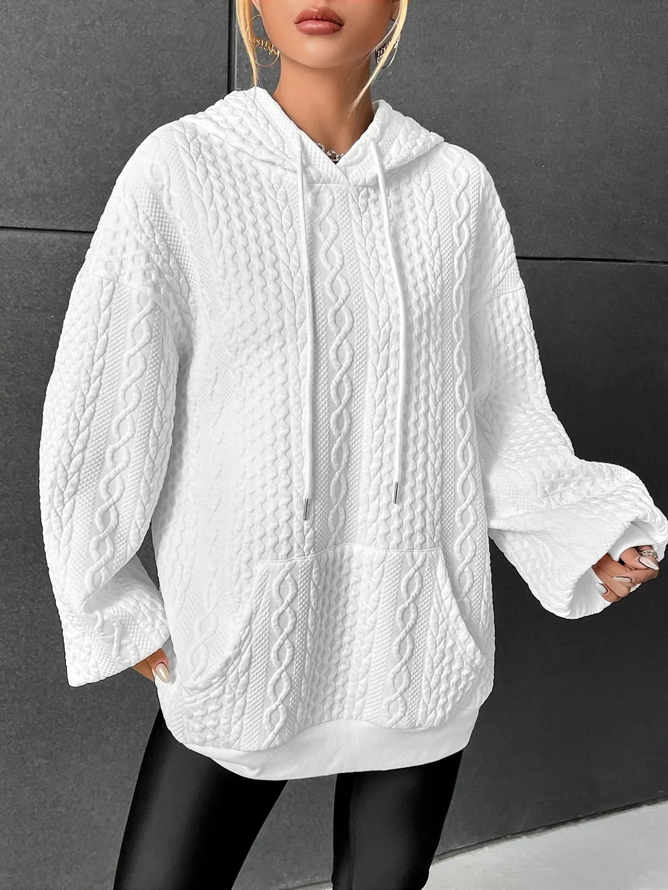Oversized Hoodie with Drawstring