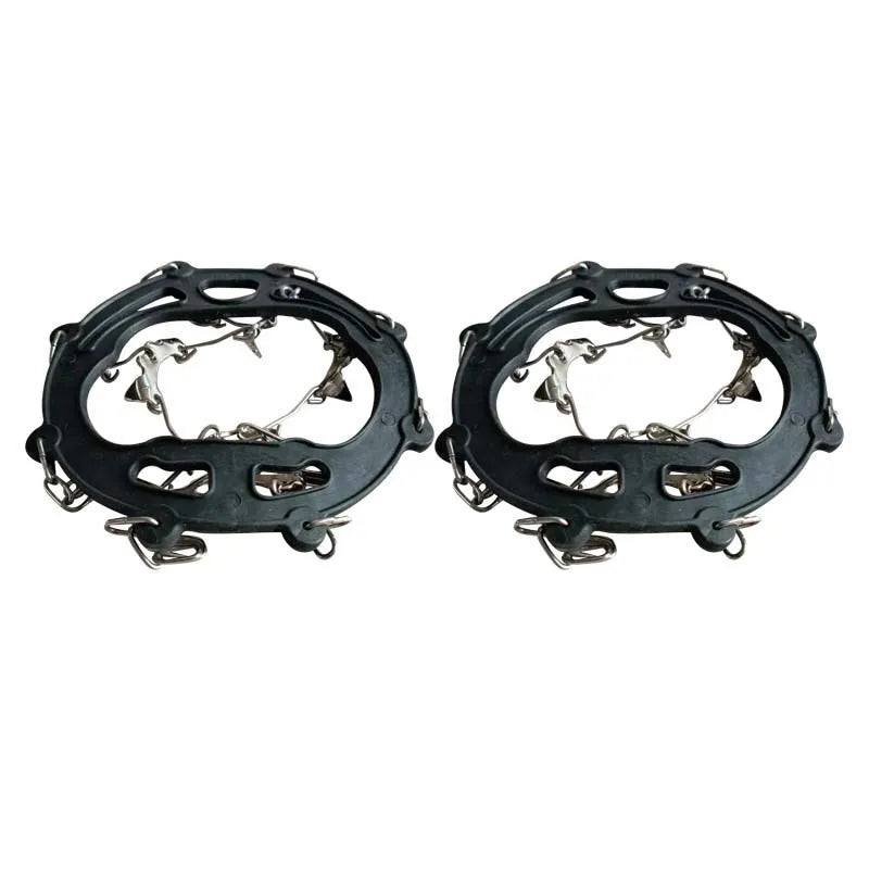 Non-Slip Snow Chains for Ice Skates with Winter Grip Handle