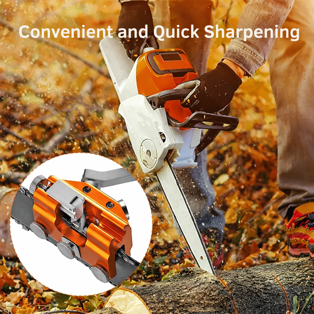 Manual Chain Sharpener for Saws | Achieve Even Sharpness in Minutes