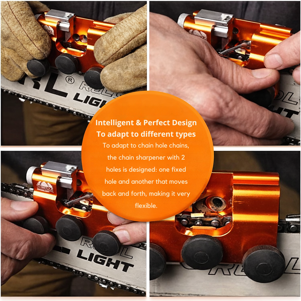 Manual Chain Sharpener for Saws | Achieve Even Sharpness in Minutes