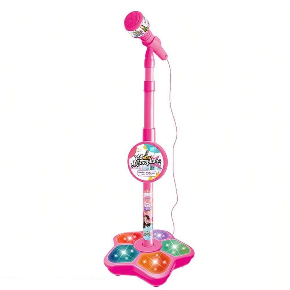 Kids Singing Microphone with Adjustable Height Stand