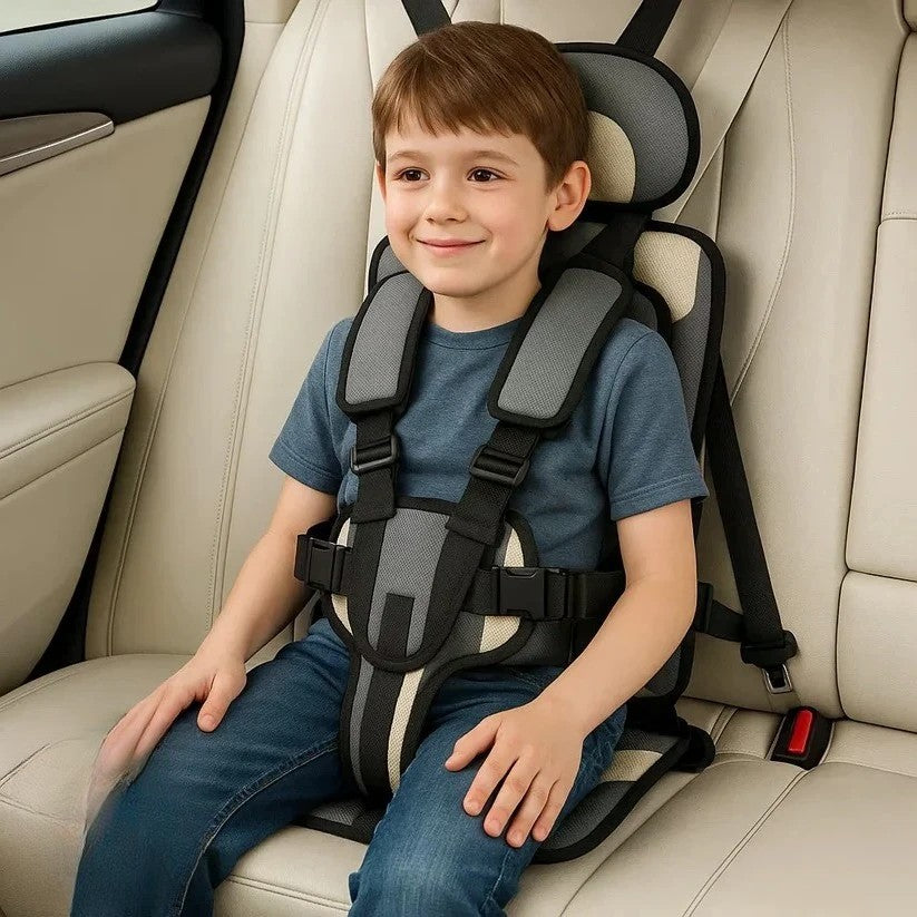 Foldable Travel Child Seat | Quick Installation with Safety Belt System