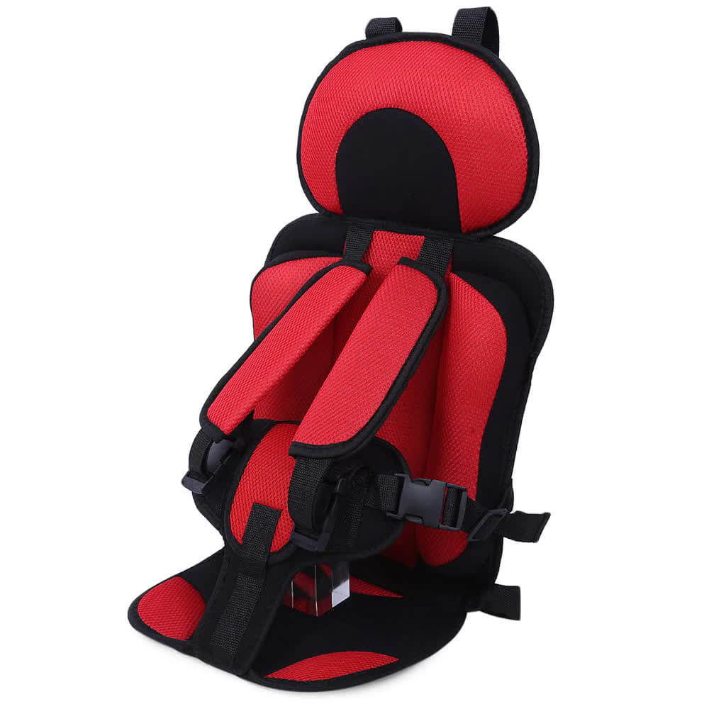 Child Car Seat Booster Cushion | Adjustable Breathable Mesh | 5-Point Harness
