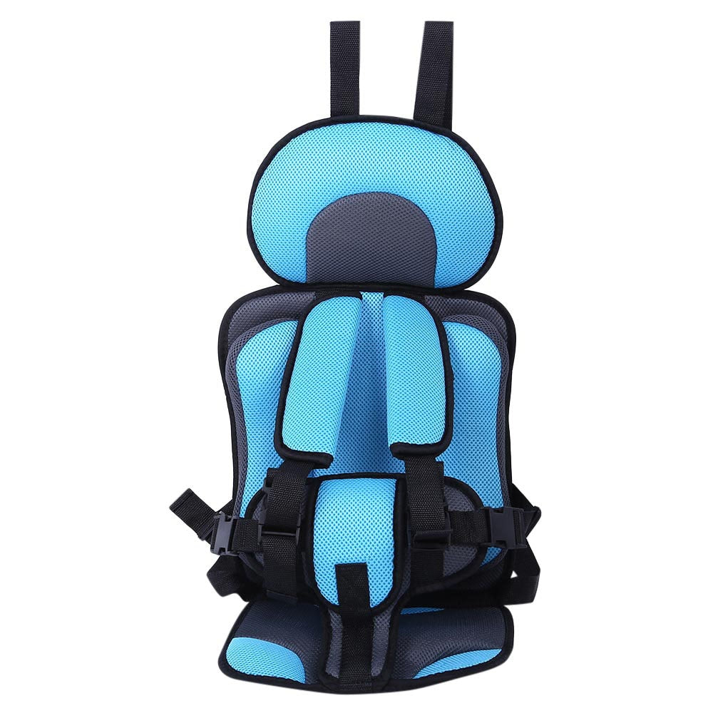 Child Car Seat Booster Cushion | Adjustable Breathable Mesh | 5-Point Harness