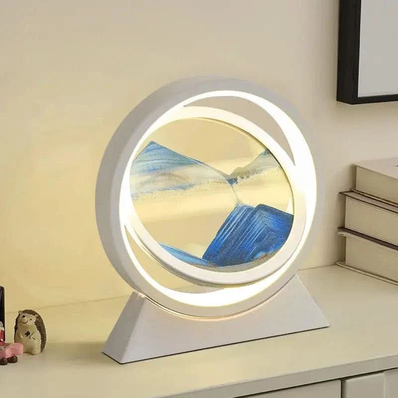 Dynamic Hourglass Lamp with Quicksand – Home Decorative Lighting