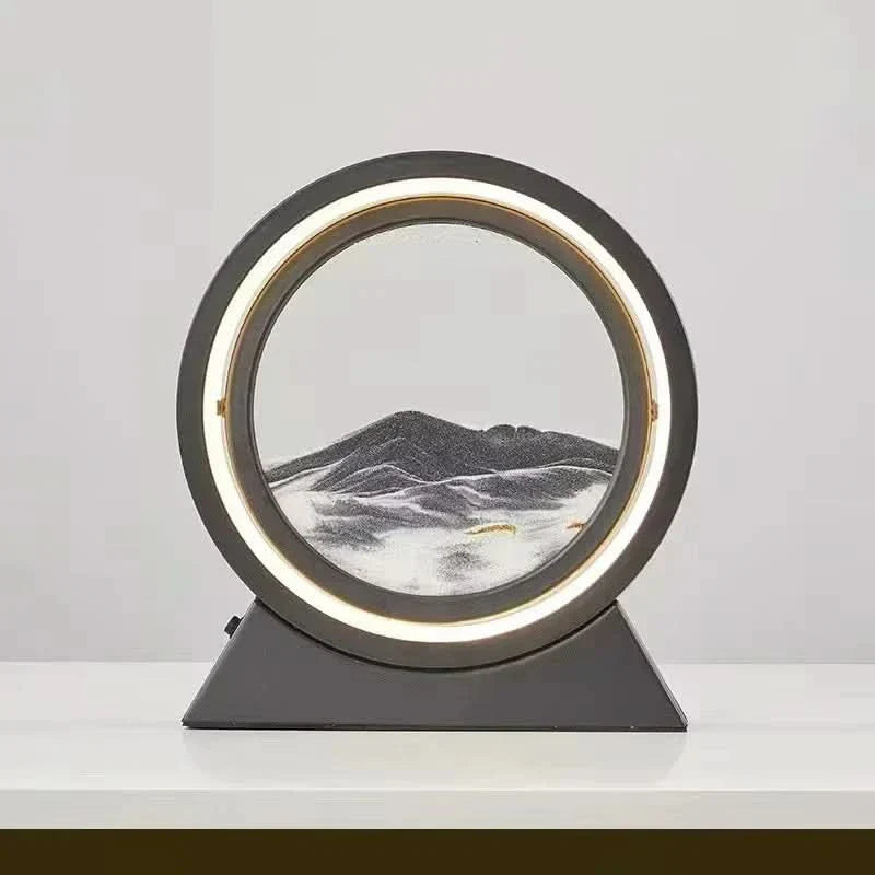 Dynamic Hourglass Lamp with Quicksand – Home Decorative Lighting