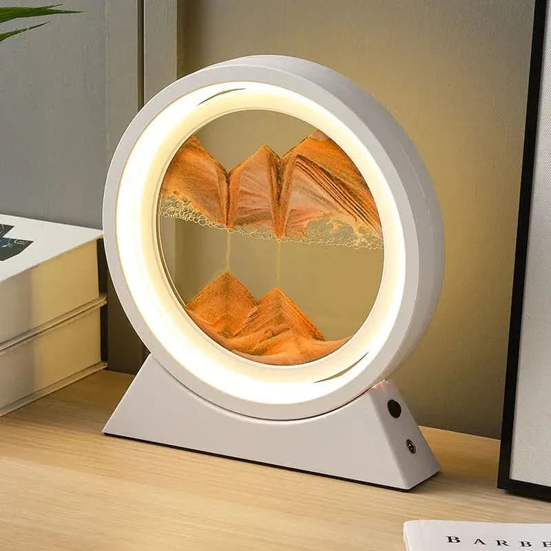 Dynamic Hourglass Lamp with Quicksand – Home Decorative Lighting