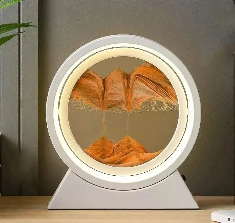 Dynamic Hourglass Lamp with Quicksand – Home Decorative Lighting