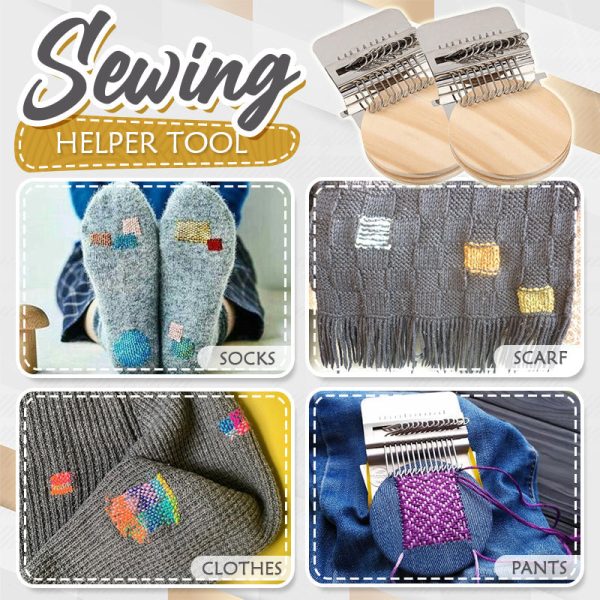 Mini Loom for Clothing Repair | Clean Darning Tool