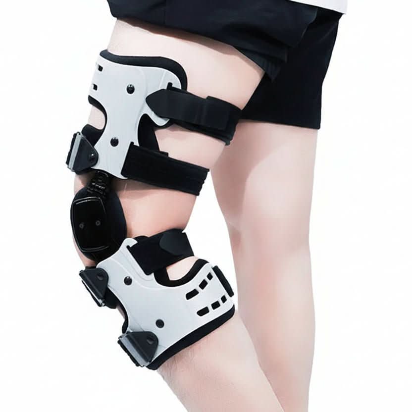 Adjustable Compression Sleeve for Knee Support and Stabilization