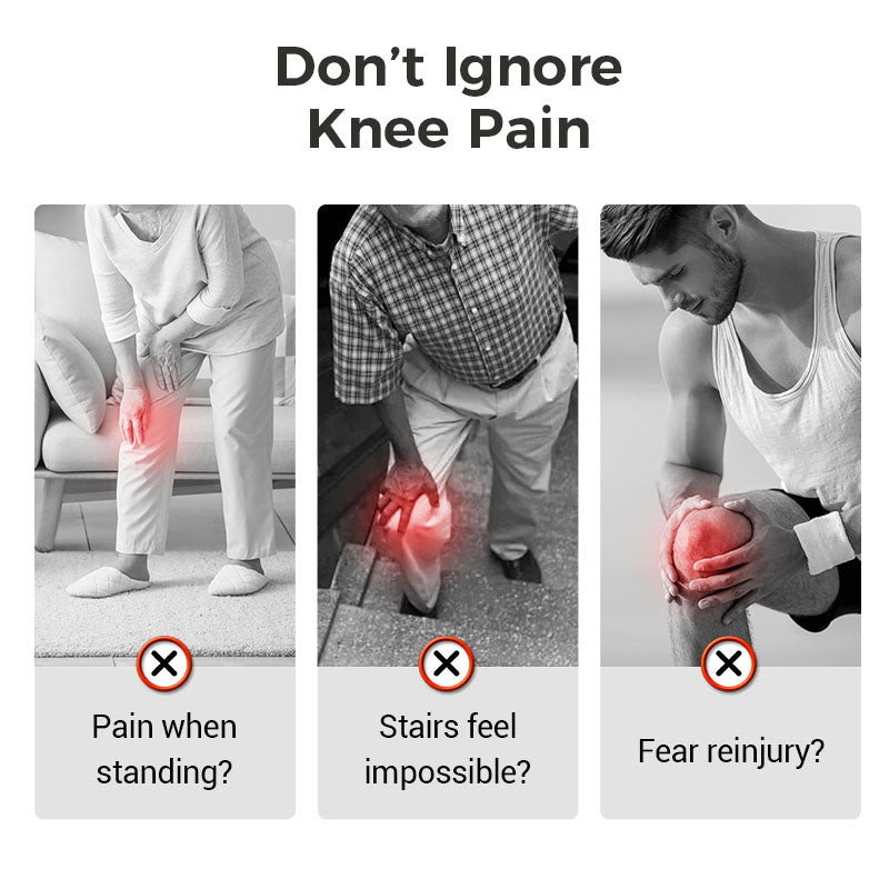 Adjustable Breathable Knee Brace with Straps