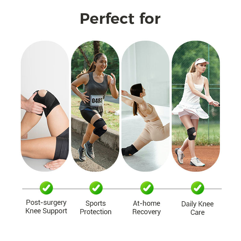 Adjustable Breathable Knee Brace with Straps