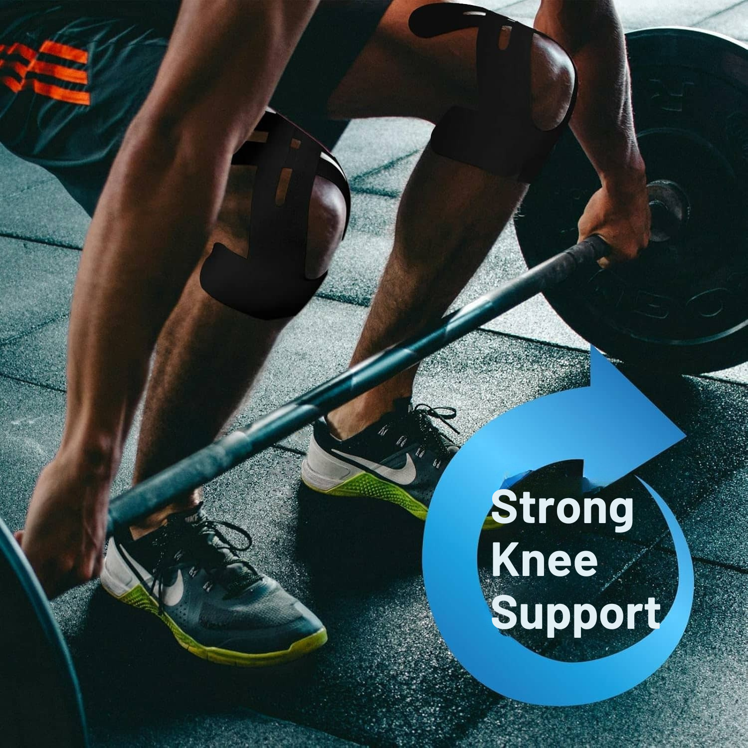 Knee Support | Pre-Cut Kinesiology Tape | Breathable Knee Brace