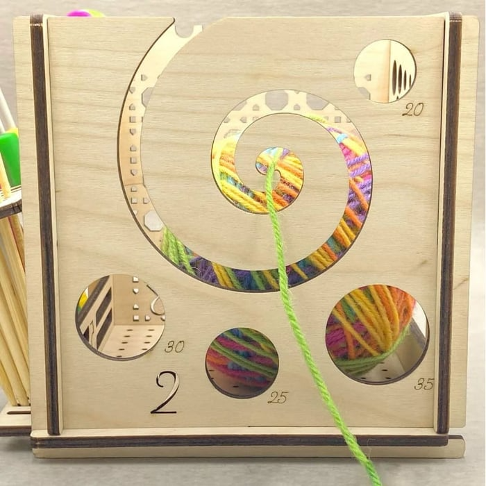Tangle-Free Crafting Organizer for Needles, Scissors & Accessories