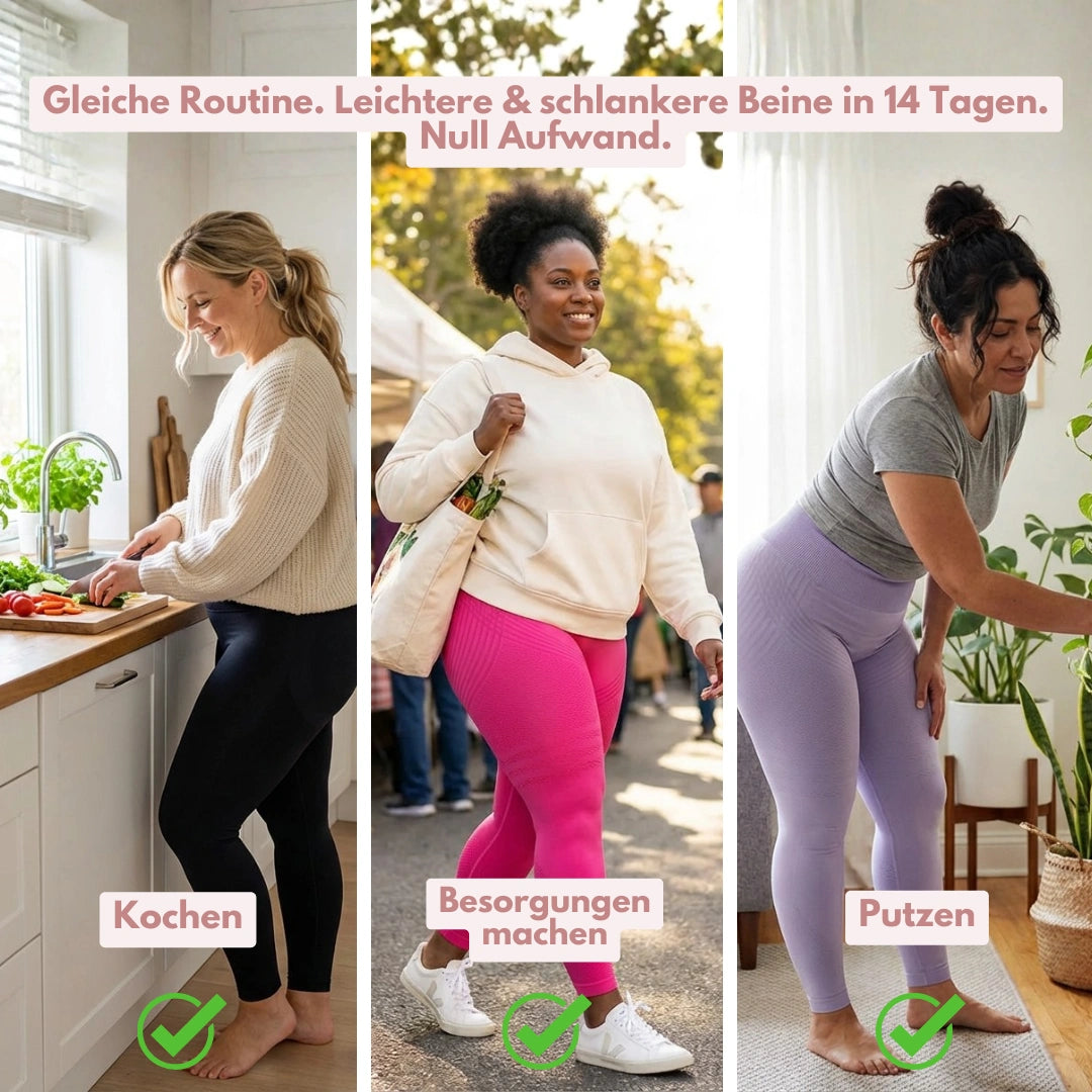 High-Waisted Compression Leggings for Lipoedema Pain Relief