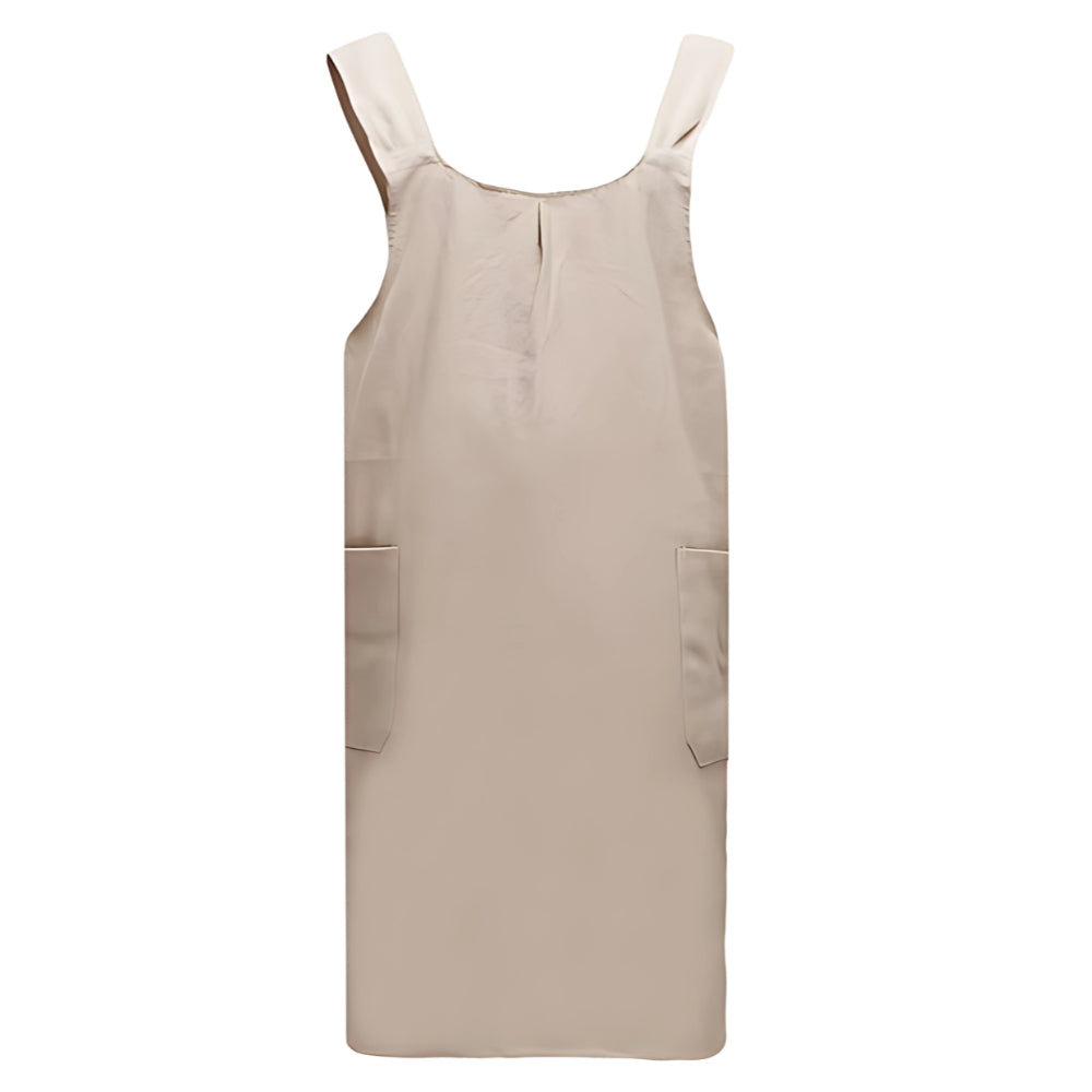 Chic Everyday Apron Dress with Cross-Back Design