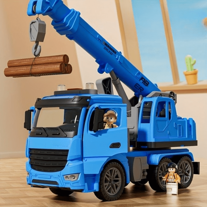 Exciting Construction Crane Truck with Lights and Sounds