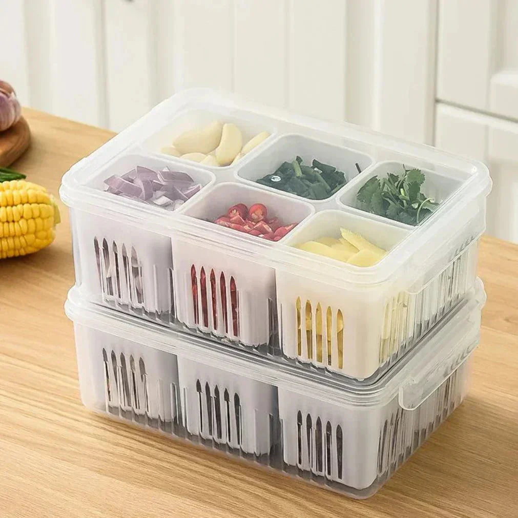 Stackable Box for Moisture Control – Refrigerator Organizer