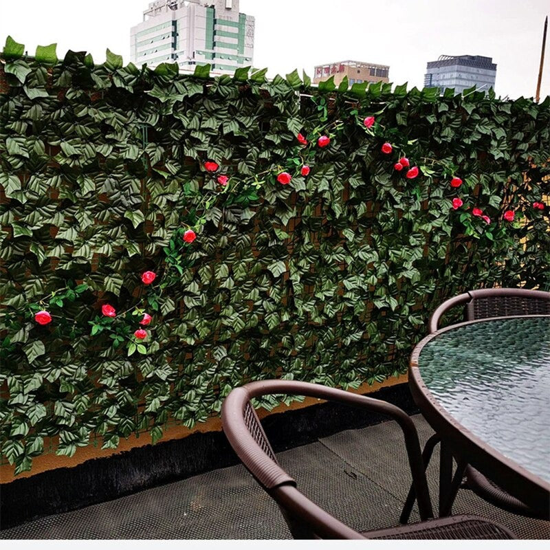Artificial Leaf Privacy Screen | Weatherproof and UV Resistant | Customizable