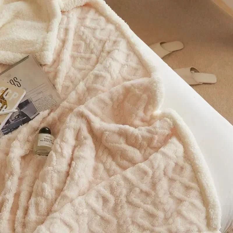 Cozy Lambswool Blanket for Comfortable Evening Relaxation