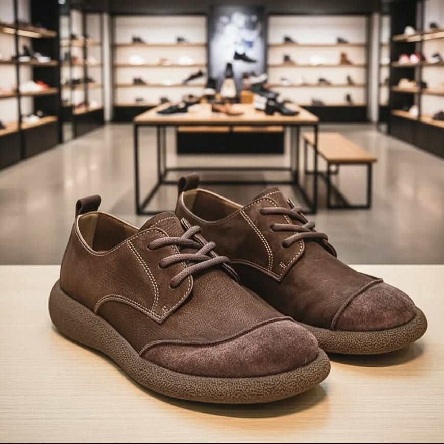 Genuine Cowhide Leather Orthopedic Footwear for All-Day Comfort