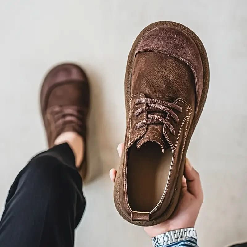Genuine Cowhide Leather Orthopedic Footwear for All-Day Comfort