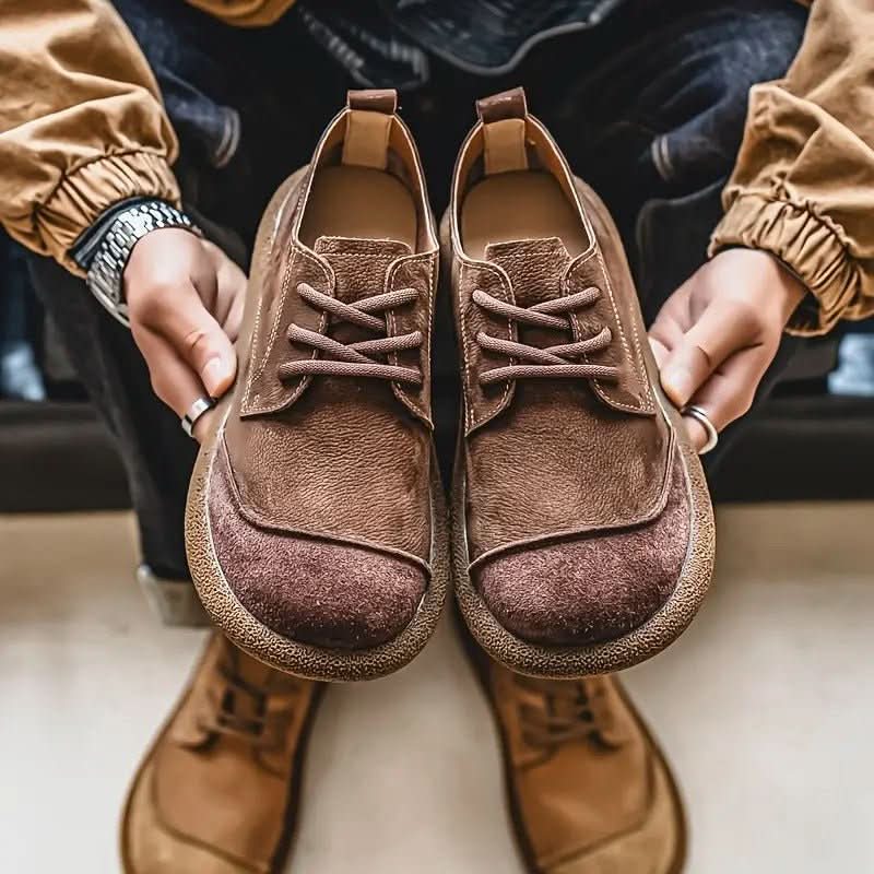 Genuine Cowhide Leather Orthopedic Footwear for All-Day Comfort