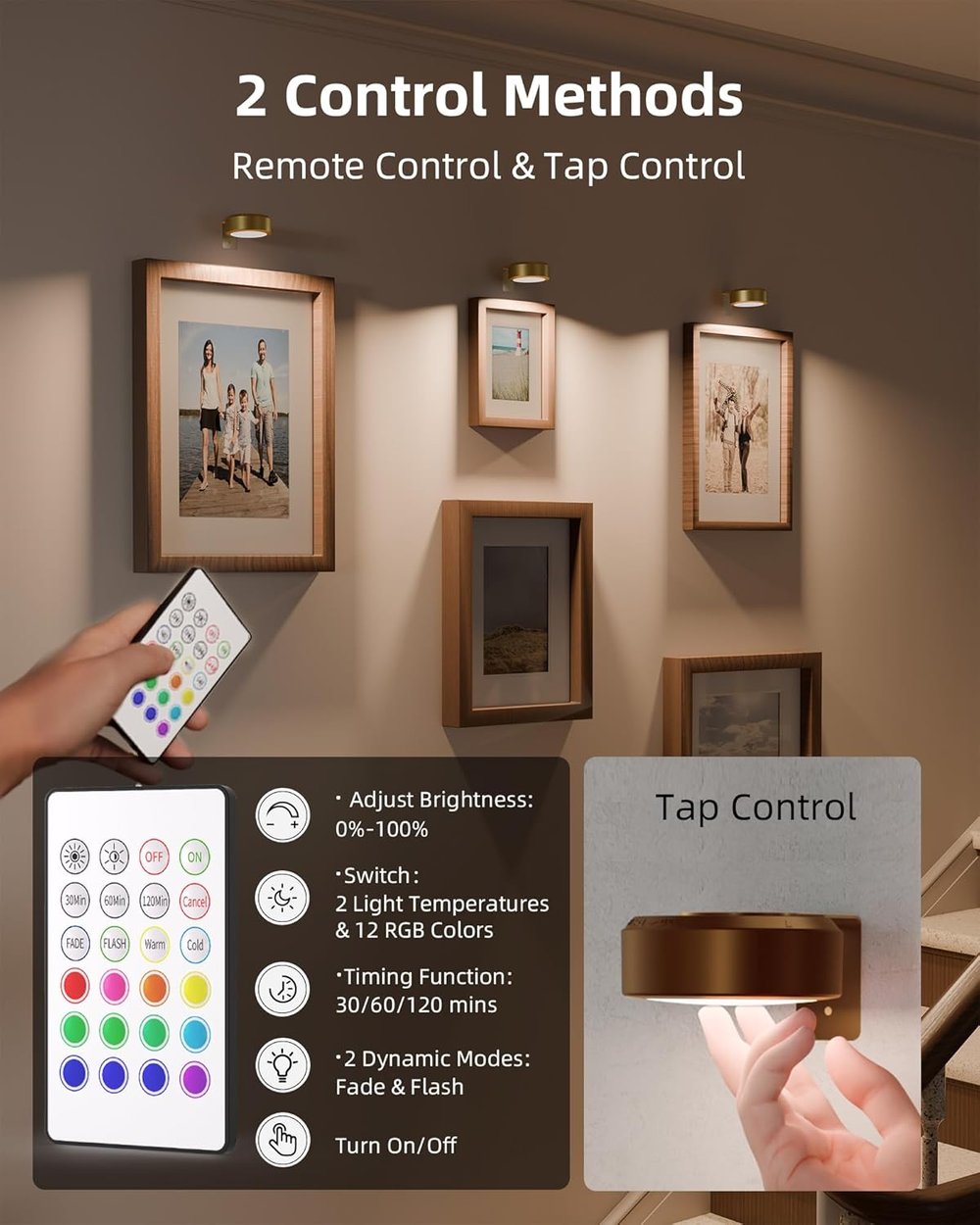 Dimmable LED Light with Magnetic Mounting