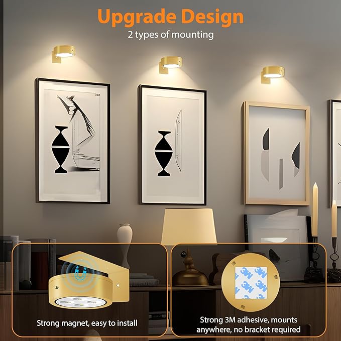 Dimmable LED Light with Magnetic Mounting