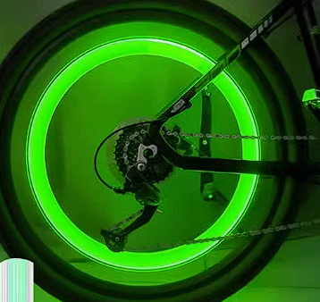 Waterproof Valve Cap Light with LED Wheel Illumination