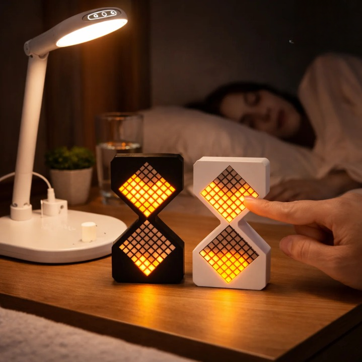 LED Timer with Flip Control and Position Sensor for Relaxation Visualization
