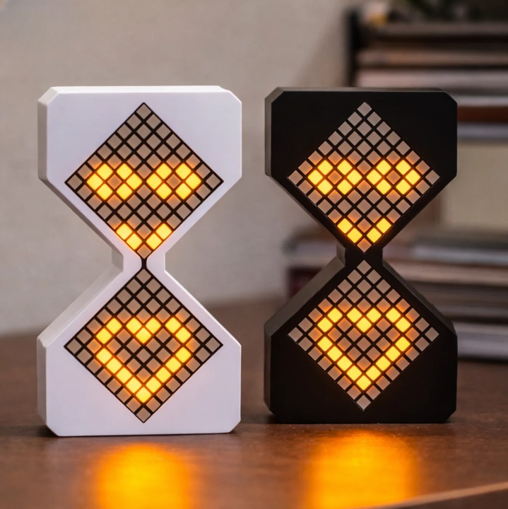 LED Timer with Flip Control and Position Sensor for Relaxation Visualization