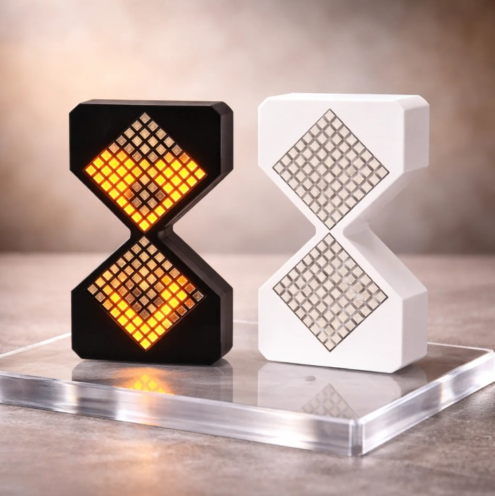 LED Timer with Flip Control and Position Sensor for Relaxation Visualization