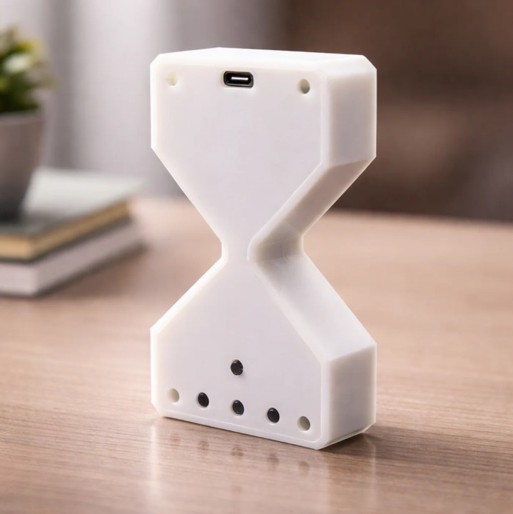 LED Timer with Flip Control and Position Sensor for Relaxation Visualization