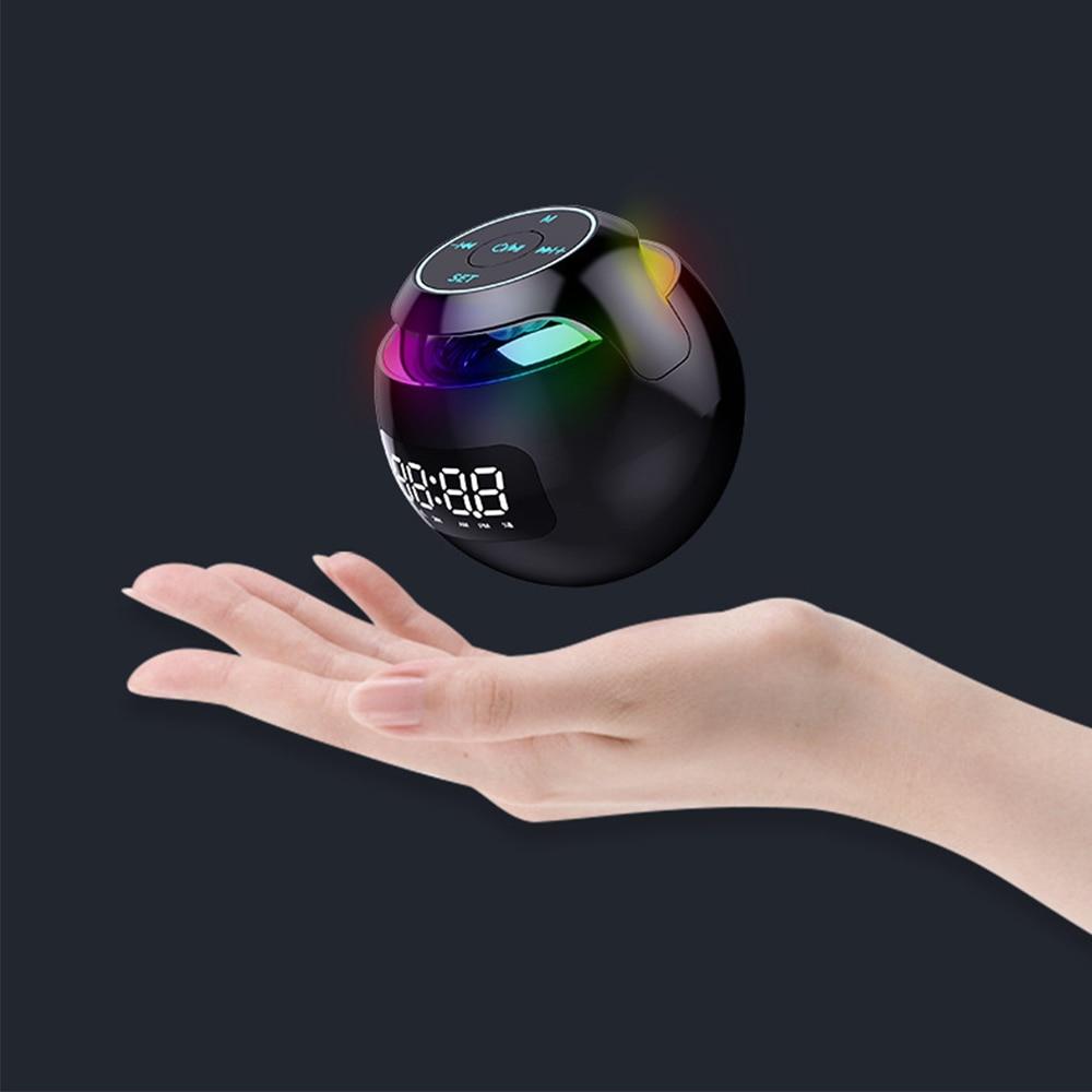 Smart LED Alarm Clock with Bluetooth Speaker & Color Modes