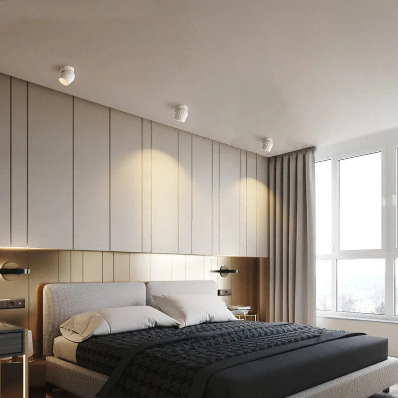 Efficient 10W LED Ceiling Spotlight in Sleek Aluminum