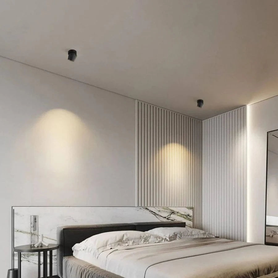 Efficient 10W LED Ceiling Spotlight in Sleek Aluminum