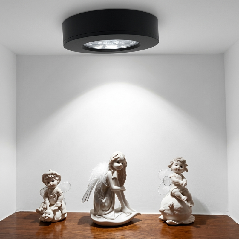 Stylish Surface-Mounted LED Downlight - 3W to 9W Options