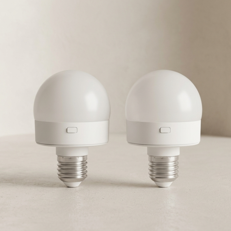 Smart Rechargeable LED Bulb with Remote Control & Color Options