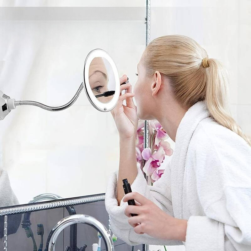 Illumina Beauty Mirror 10x Zoom with Suction Mount