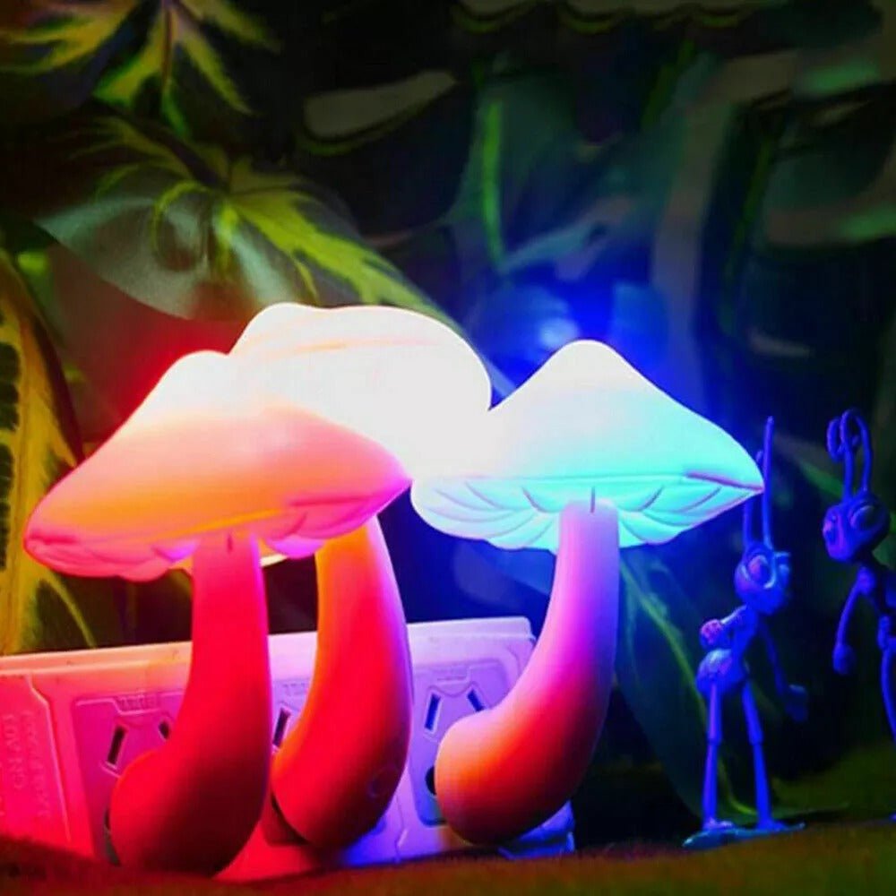 Enchanting Color-Changing Mushroom Lamp, 0.6W Energy Efficient