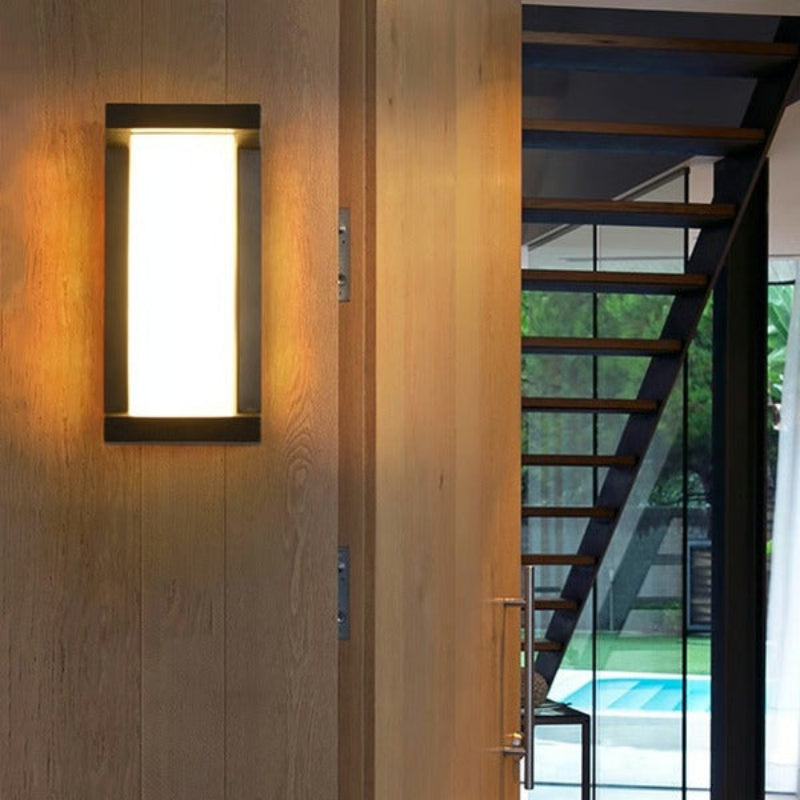Versatile Outdoor LED Wall Fixture with Adjustable Brightness